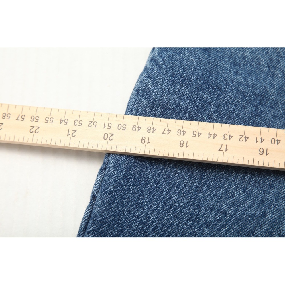 Vintage L.L. Bean Double L Jeans Womens 28x28 Blue Fleece Lined Relaxed Fit 90s - Picture 12 of 16